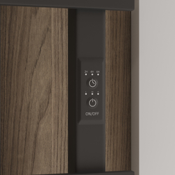 Полотенцесушитель электрический EWRIKA Медея LX 70x50 см, подключение справа, слева, графит, лесенка, из стали