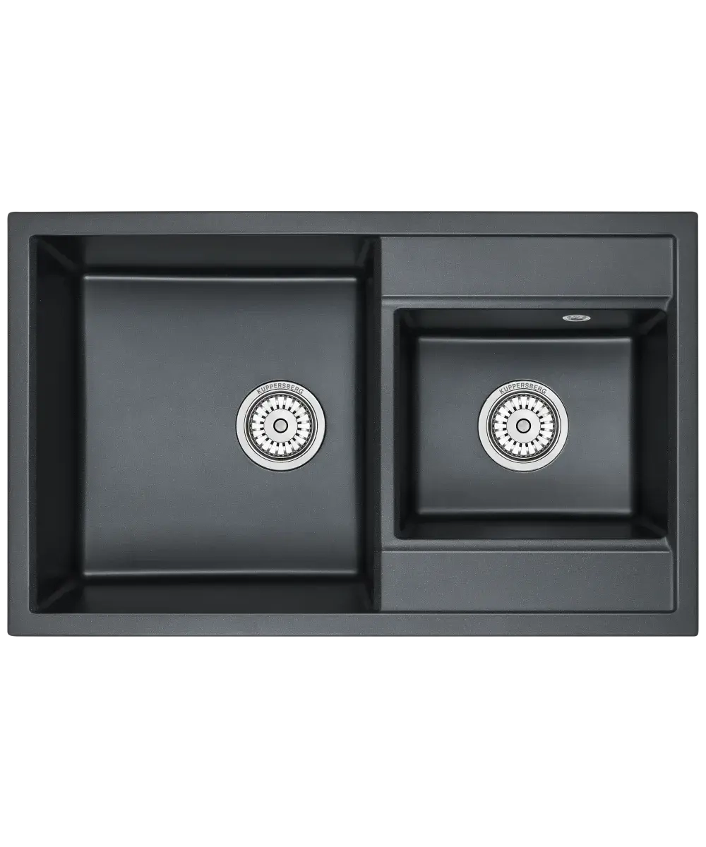 Кухонная мойка Kuppersberg MODENA 80 NL 1,5B ANTHRACITE фото 