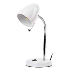 Настольный светильник ЭРА N-116-Е27-40W-W белый | Настольные светильники под лампу