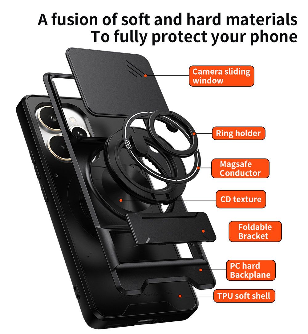Противоударный чехол Эклипс для Realme 15 5g/ Реалми 15 5Джи