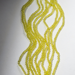 Хрустальные бусины "Марказит", оттенок "Желтый", 4,3*3,5мм, рондель