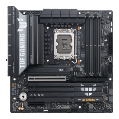 Материнская плата ASUS TUF GAMING B860M-PLUS WIFI, LGA1851 B860 4xDDR5 4xSATA 3xM.2 HDMI DP mATX
