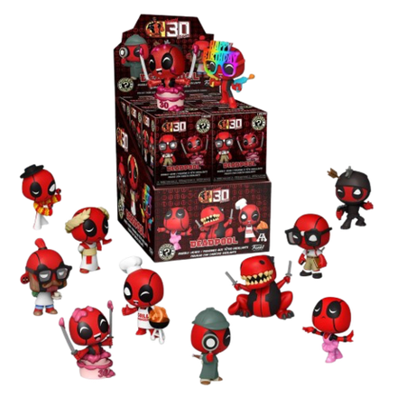 Рандомная Фигурка Funko Mystery Minis Marvel Deadpool 30th