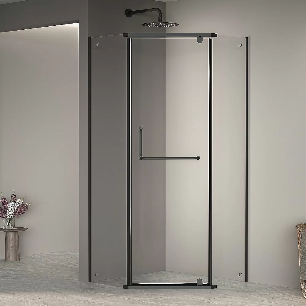 Душевой уголок RGW Passage PA-081B 100x100 35088100-14 стекло прозрачное/профиль черный