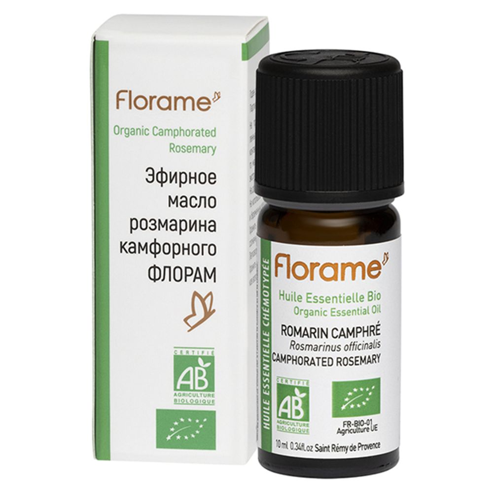 Эфирное масло РОЗМАРИНА КАМФОРНОГО Florame, 10 мл