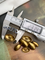 Пуговицы овальные бронзовые