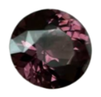 Шпинель натуральная, огранка «круг» 7.0 мм