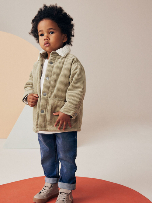 Куртка вельветовая для мальчика Next 562-325, Песоный