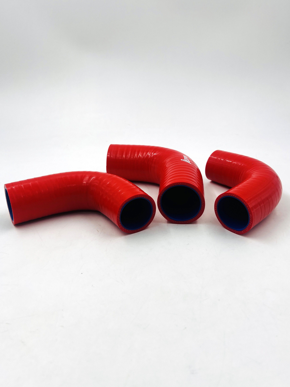 Патрубки радиатора Волга 3110 5 шт силикон красный A-sport