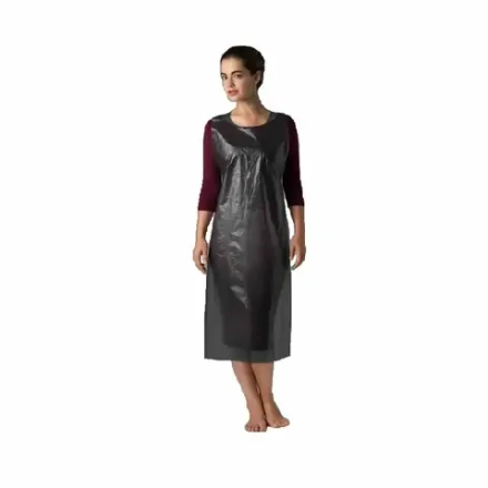 Фартук Полиэтиленовый "Чёрный" 80*120 см (50 шт в уп), Россия