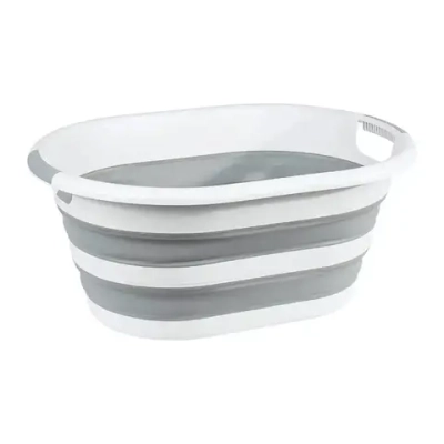 Таз ФЛЕКС овальный 38л складной Смоки