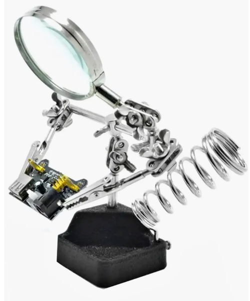 Держатель "Третья рука" с лупой