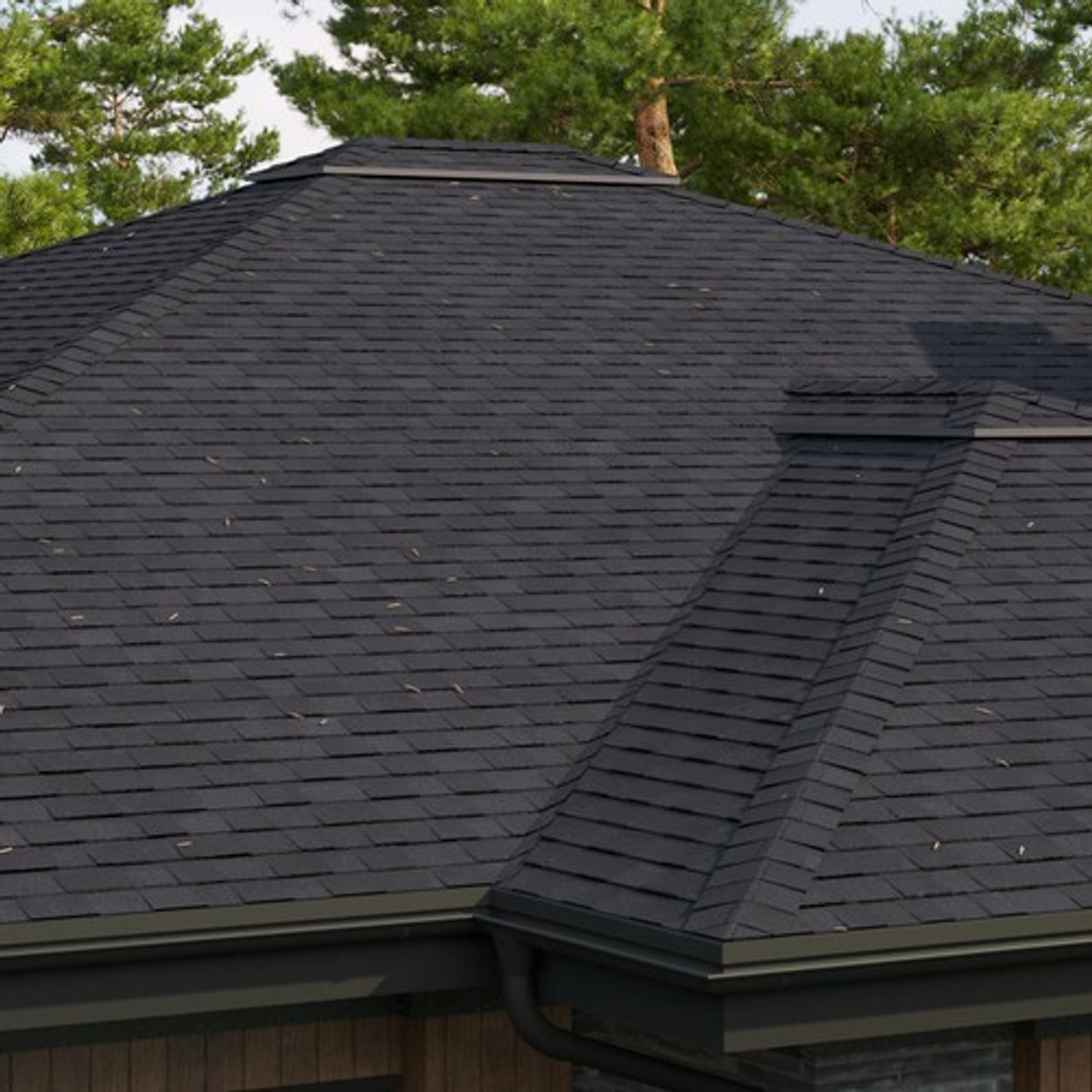 Черепица битумная гибкая Tegola BUSINESS UNICA PIEMONTE Nero 362