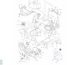 Кожух нижний Yamaha 1HP-F1552-00-00