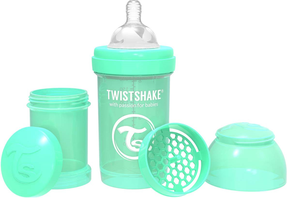 Антиколиковая бутылочка Twistshake для кормления 180 мл