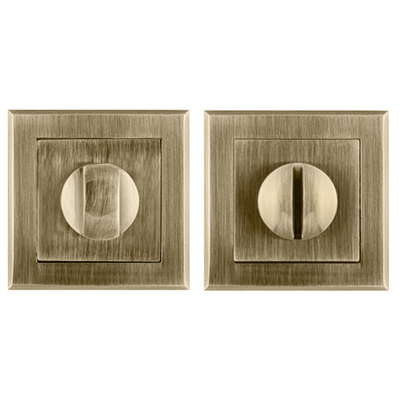 Ручка поворотная BK6.K.QL52 (BK6 QL) ABG-6 зелёная бронза