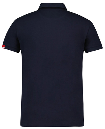 Мужское теннисное поло Le Coq Heritage Polo No.1 FW22 - небесный