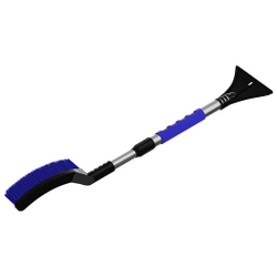 Щетка со скребком OKTAN FLAP, телескопическая ручка, черная, 700-1000 мм (Черный) А3-01-33