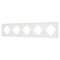 Рамка пластиковая FRM-TENDO-SFPL-5-WH Arlight 054660