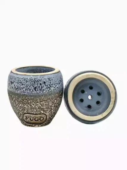 Чаша глиняная FUGO Amfora Glaze GREY