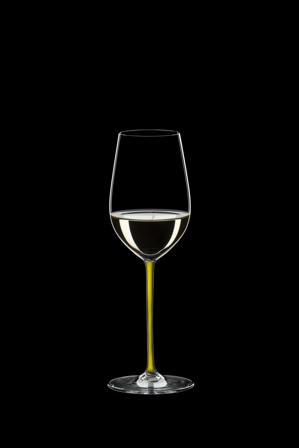 Бокал для вина 395мл Riedel Fatto a Mano Riesling/Zinfandel с желтой  ножкой