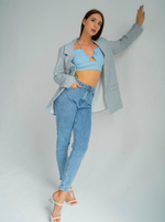 Топы Lumina с инкрустированным стразами шнурком