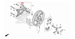11203-KVB-901. BUSH, RR. CUSHION UNDER RUBBER (HOKUSHIN)