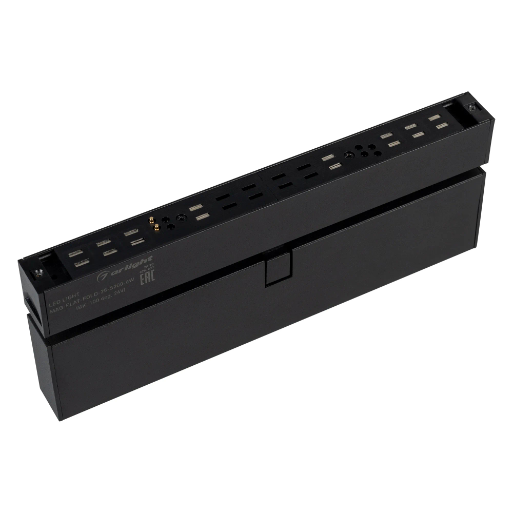 Светильник MAG-FLAT-FOLD-25-S200-6W Day4000 (BK, 100 deg, 24V) (Arlight, IP20 Металл, 5 лет) 034234