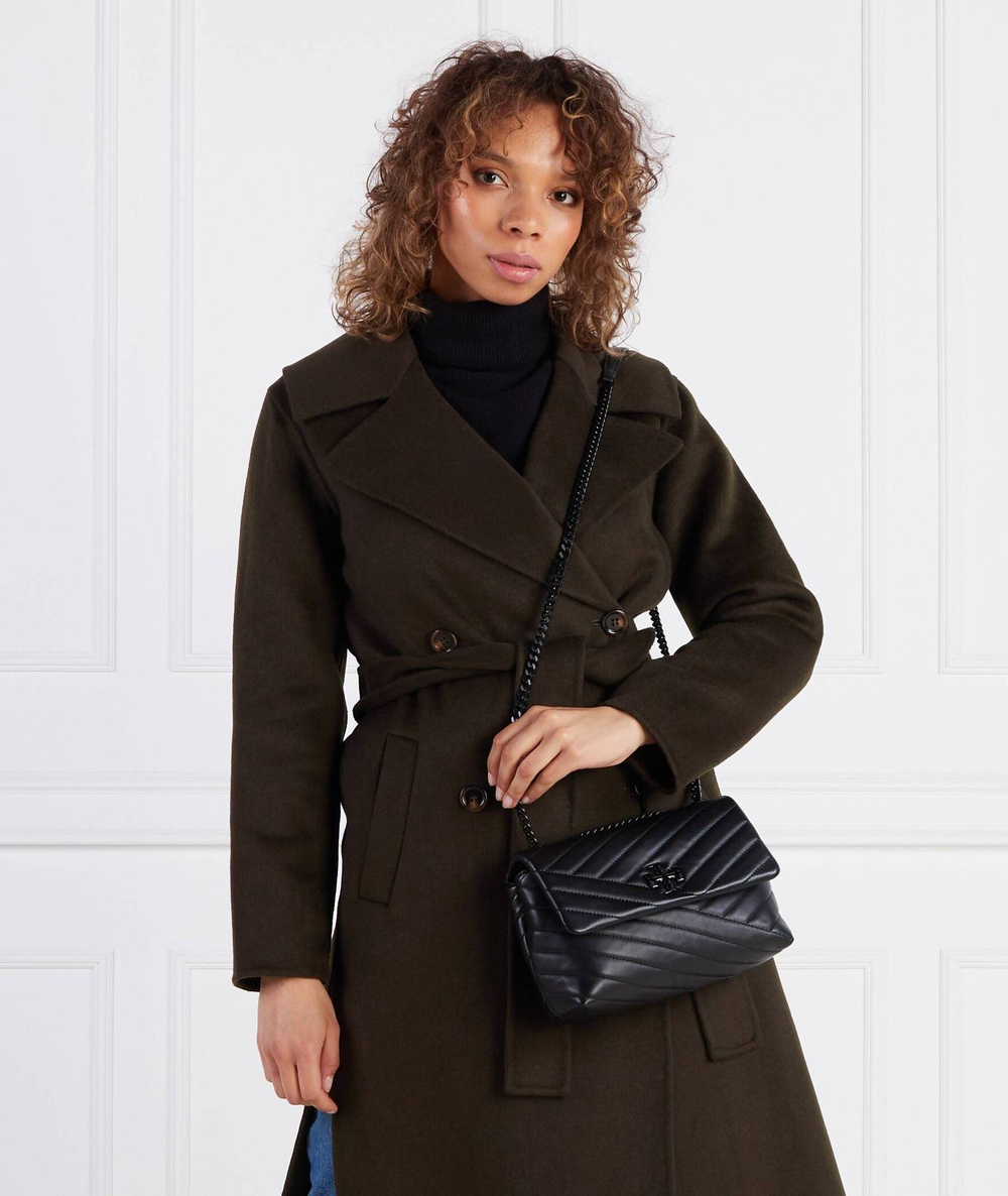 Кожаная сумка-мессенджер TORY BURCH - черный(90856)