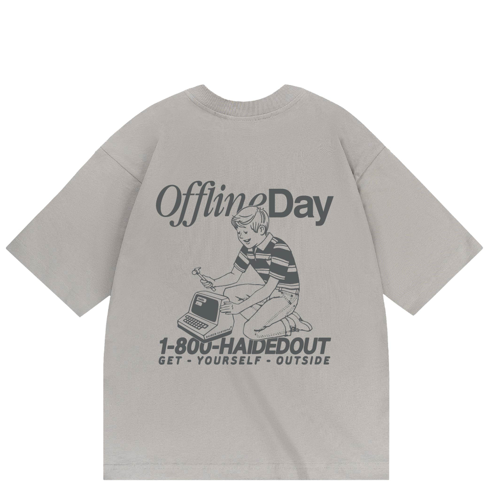 Футболка HAIDED OFFLINE DAY Серый