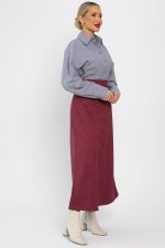 Юбка макси Алана (бордовая) Ю14254-6М LT Collection