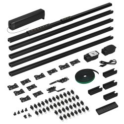 Карниз для штор с электроприводом CNK-M1-TY-RF-5M-BK (Arlight, IP20 Металл, 5 лет) 061462