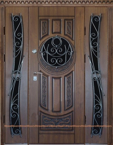 Двуполая парадная входная дверь Сильвия ( Любой размер )