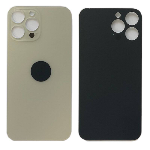 Задняя крышка для Apple iPhone 13 Pro Max Золото (стекло, широкий вырез под камеру)