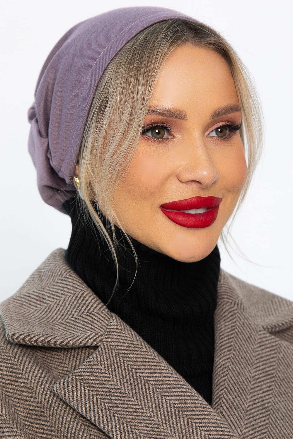 Чалма с резинкой (лиловая) ЧР1-23М LT Collection