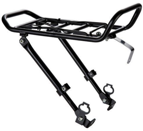 Багажник на велосипед MARK19 CD-240 передний алюминиевый регулируемое крепление к тормозам V-брейк