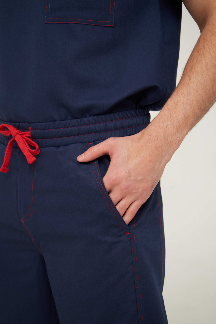 Брюки медицинские мужские Гекай, нэви OLD