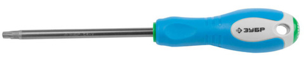 Отвертка ЗУБР "ЭКСПЕРТ", Cr-V сталь, трехкомп. рукоятка,  TORX №40, 125мм.