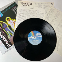 Винтажная виниловая пластинка LP Miami Vice Полиция Майами Music From The Television Series (Japan 1985) (Obi)
