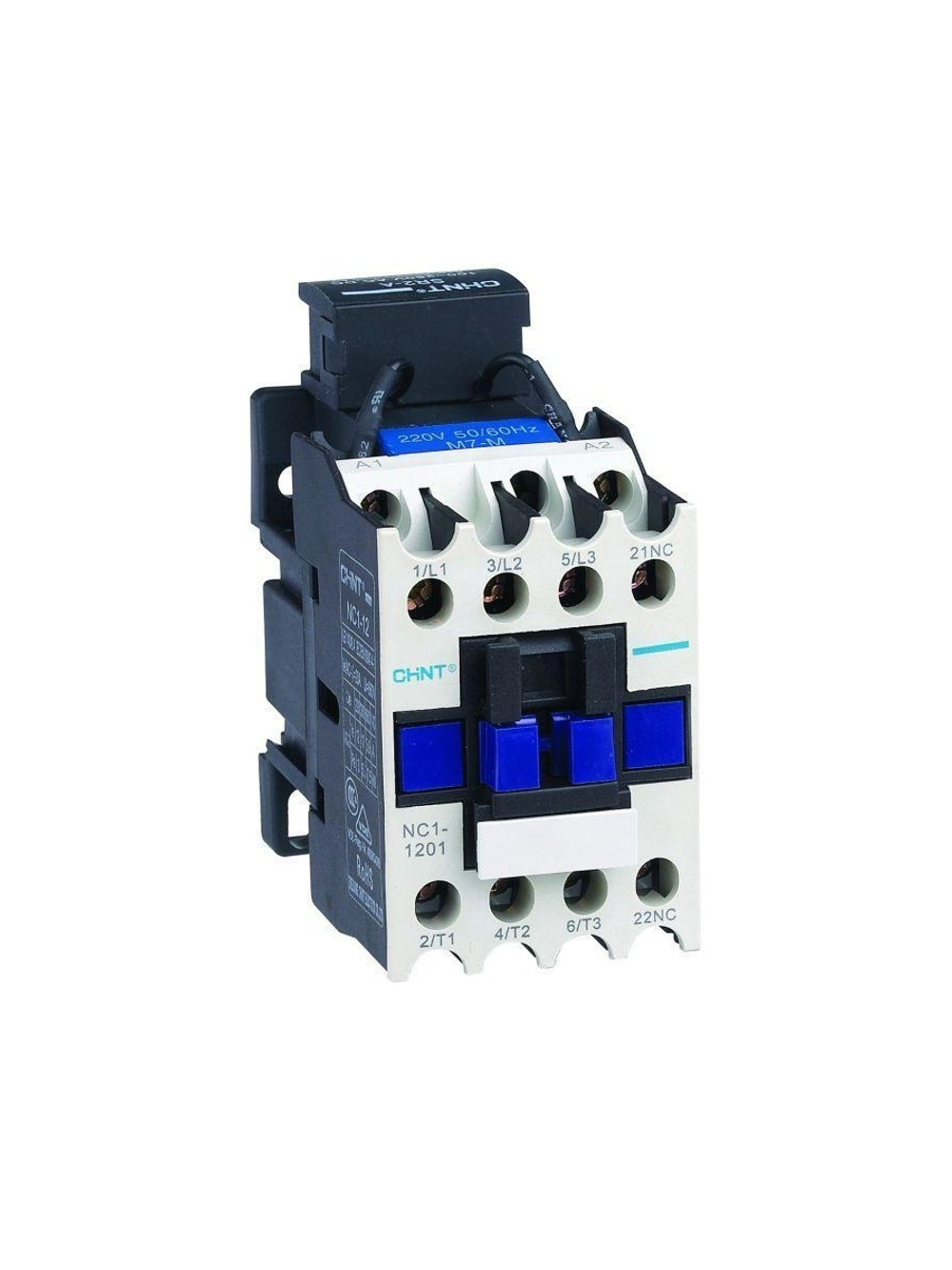 Контактор NC1-1201 12А кат. 230В AC 1НЗ AC-3 (R) CHINT 221128