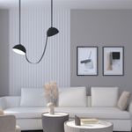 DK5560-BK Cветильник для трека-ремня Belty, серия Flow со светодиодом, D220*H117мм, 48V DC, 24W, RA90, 120°, 4000K, IP20, черный, алюминий