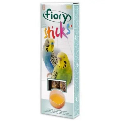 Палочки для попугаев fiory sticks с яйцом 2 х 30 г