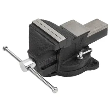 Тиски стальные поворотные с наковальней 5''(125мм) RockFORCE RF-6540105