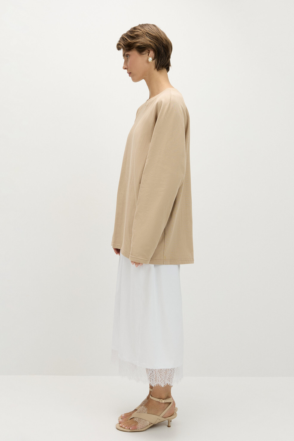 Лонгслив свободный