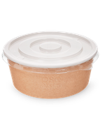 OSQ Упаковка Round Bowl крафт 300 БЕЗ КРЫШКИ (1/30/450)