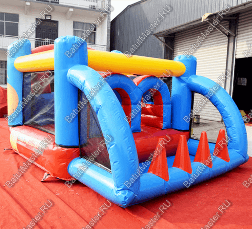 Коммерческий надувной батут "Батутный дрифт" 5,5*3*2,5 м