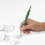 Карандаш механический 0,7 мм, HB, BRAUBERG "METALLIC X-07", металлические детали, 181975