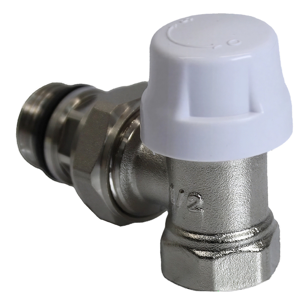 КЛАПАН настроечный со сгоном 1/2'' угловой O-ring