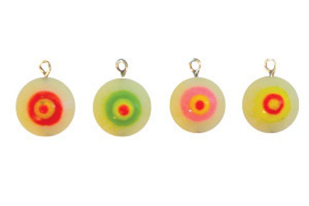 Мормышки фосфорные № 2К "Глаз 3Ф" 80шт