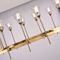 Люстра На Штанге Torche De Verre Linear Chandelier 12 By Imperiumloft